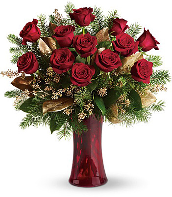 A Christmas Dozen from Forever Flowers, flower delivery in St. Thomas, VI